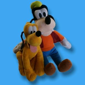 Goofy and Pluto Disney plush set